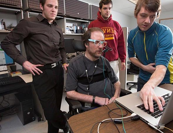 University of Denver students research spinal cord and brain injuries.